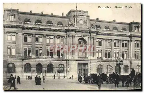 Cartes postales Bruxelles Grand Poste