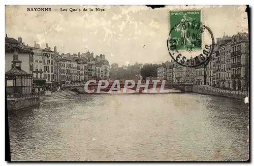 Cartes postales Bayonne Les Quais de la Nive