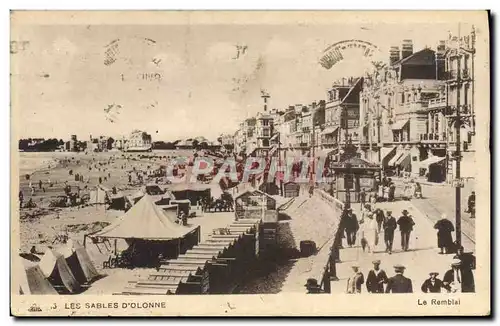 Cartes postales Les Sables D&#39Olonne Le Remblai