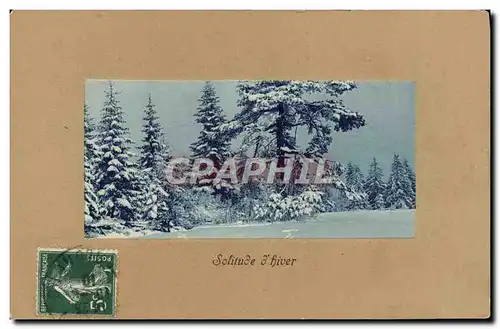 Cartes postales Solitude d&#39Hiver