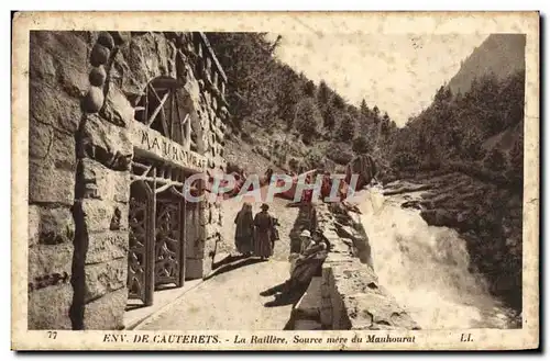 Ansichtskarte AK Env de Cauterets La Raillere source mere du Mauhourat