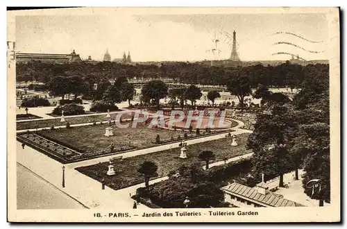 Cartes postales Paris Jardin des Tuileries
