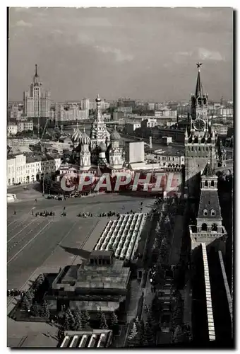 Moderne Karte Moscou Moscow View of Red Square