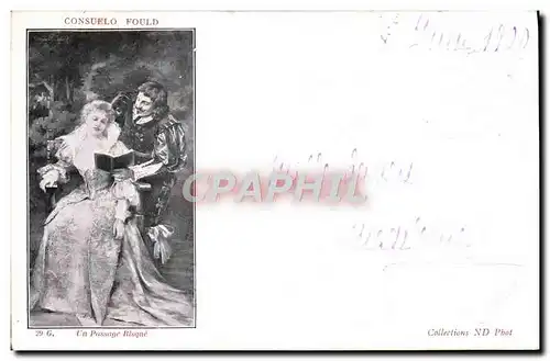 Cartes postales Consuelo Fould Un passage risque