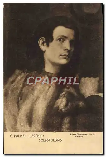 Cartes postales G Palma Il Vecchio Selbstbildnis