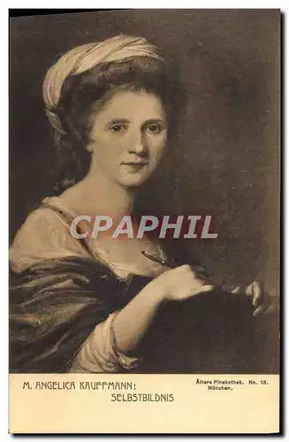 Cartes postales Angelica Kauffmann Selbstbildnis