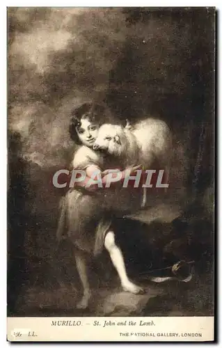 Ansichtskarte AK Murillo St John and the Lamb The National Gallery London