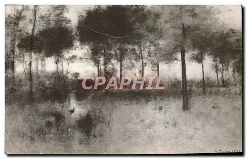 Cartes postales The Home of The Heron by George Inness