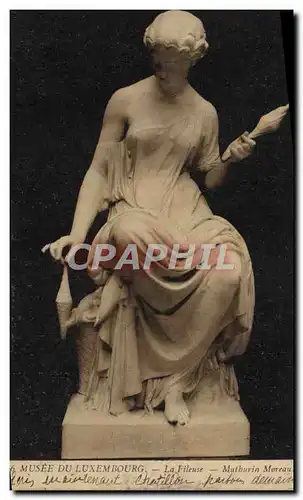 Cartes postales Musee du Luxembourg La Fileuse Mathruin Moreau