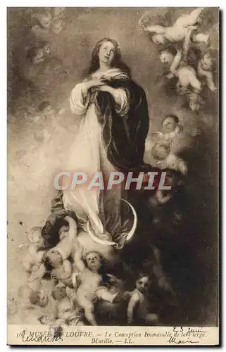 Cartes postales Musee du Louvre La Conception immaculee de la Vierge Murillo