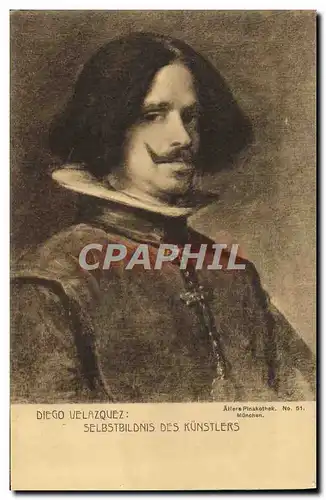 Cartes postales Diego Velazquez Selbstbildnis des Kunstlers