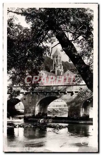 Moderne Karte Brantome Pont sur la Dronne et l&#39Abbaye