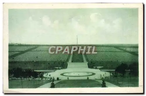 Cartes postales Cimetiere Americain Meuse Argonne Vue generale Militaria