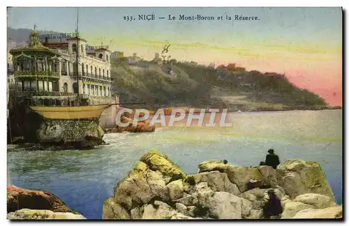 Cartes postales Nice le Mont Boron et la Reserve