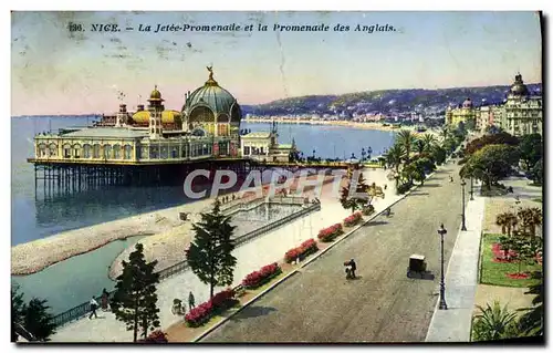 Ansichtskarte AK Nice La Jetee Promeande et la Promenade des Anglais