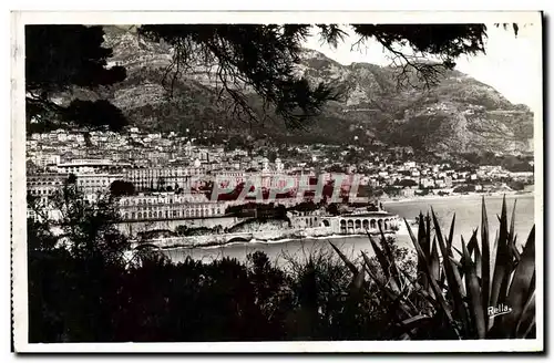 Cartes postales moderne Monte Carlo vu des Jardins de Monaco