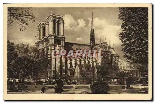 Ansichtskarte AK Paris Notre Dame Vue du Square Viviani