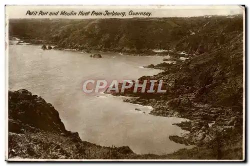 Ansichtskarte AK Petit Port and Moulin Huet from Jerbourg Guernsey