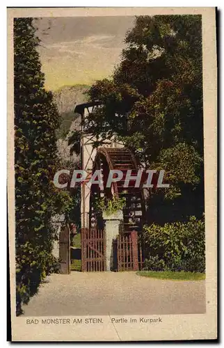 Cartes postales Bad Munster am Stein Partie im Kurpark