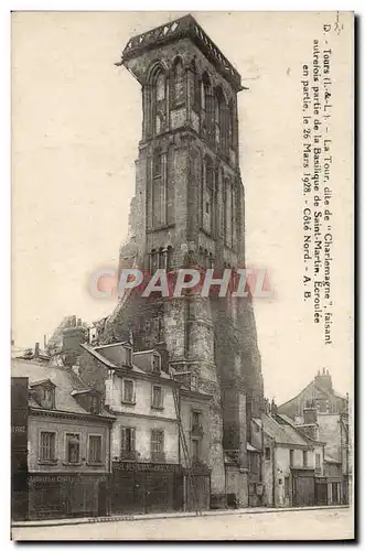 Cartes postales Tours La Tour dite de Charlemagne