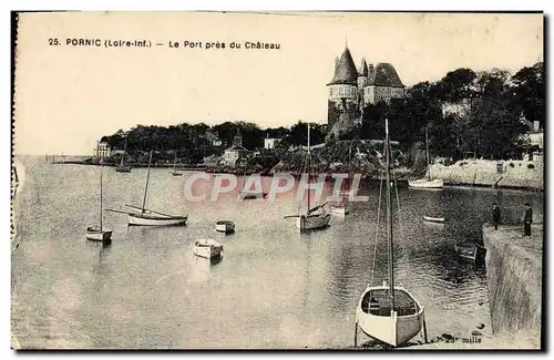 Cartes postales Pornic Le Port pres du Chateau