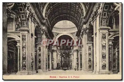 Ansichtskarte AK Roma Basilica Di S Pietro
