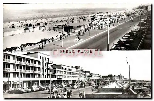 Cartes postales moderne Berck Plage La Plage Nord La Promenade