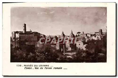 Ansichtskarte AK Musee Du Louvre Corot Vue Du Forum Romain