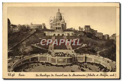 Cartes postales La Basilique Du Sacre Coeur de Montmartre