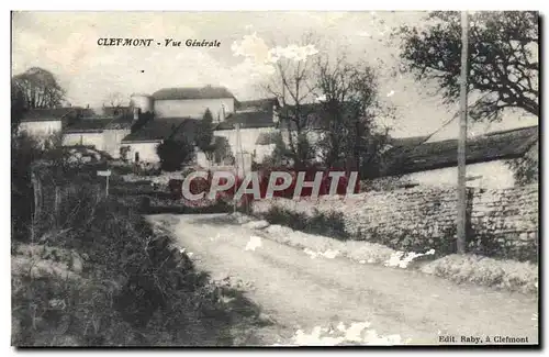 Cartes postales Clermont Vue Generale