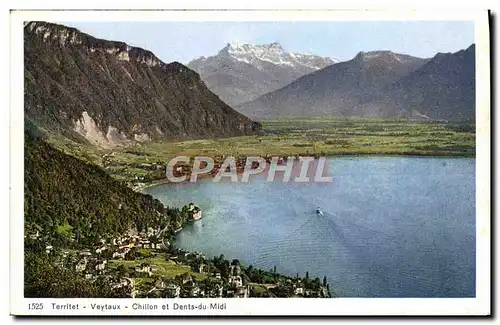 Ansichtskarte AK Territet Veytaux Chillon Et Dents Du Midi