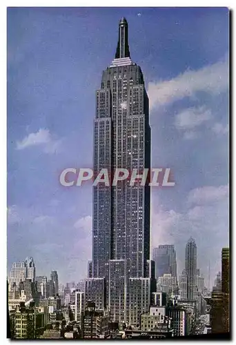 Moderne Karte Empire State Building New York City Fifth Avenue