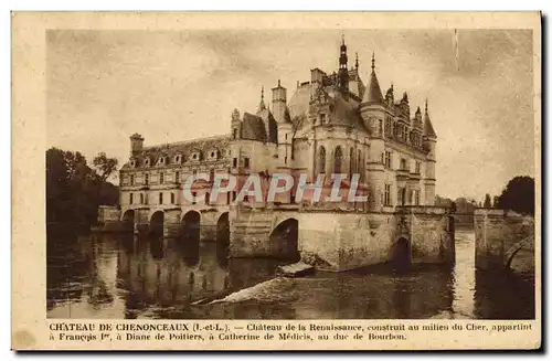 Ansichtskarte AK Chateau De Chenonceaux Publicite Industrie boutonniere Avenue de l&#39Echo St Maur des Fosses