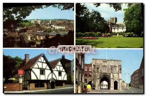 Cartes postales moderne Winchester The Cathedral From Abbay Gardens
