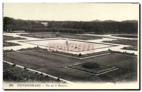 Cartes postales Fontainebleau Vue Sur Le Parterre