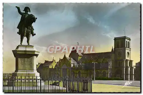 Cartes postales moderne Cherbourg La Statue De Napoleon 1er