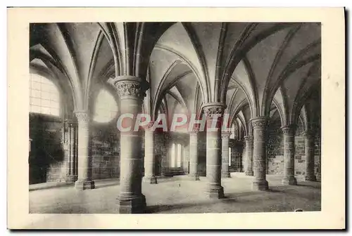 Ansichtskarte AK Le Mont Saint Michel Abbaye Salle des Chevaliers