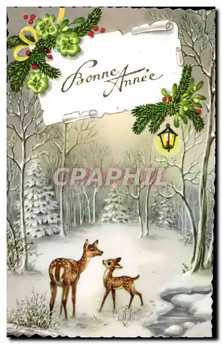 Moderne Karte Fantaisie Biche