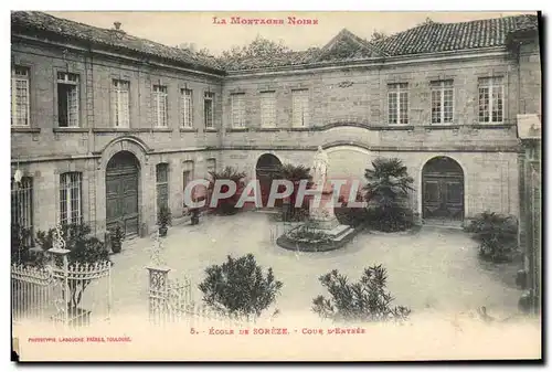 Cartes postales Ecole De Soreze Cour Dentere