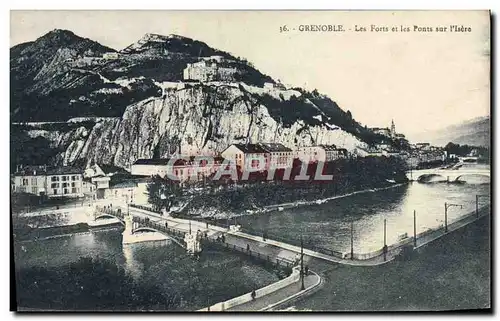 Cartes postales Grenoble Les Forts Et Les Pont Sur l&#39Isere