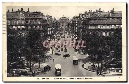 Cartes postales Paris Avenue De I&#39Opera