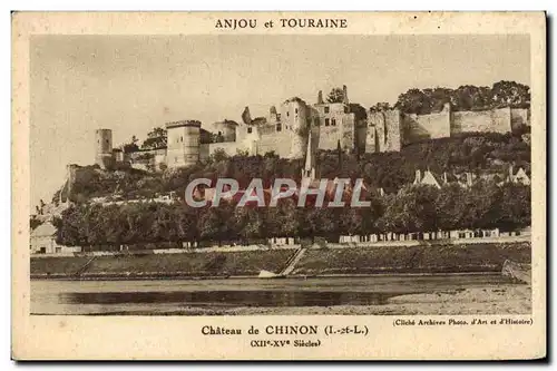 Cartes postales Chateau De Chinon