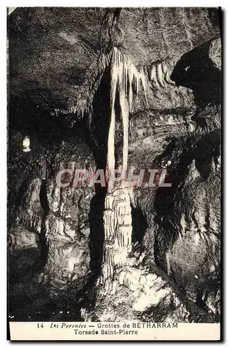 Cartes postales Betharram Grottes Torsade Saint Pierre