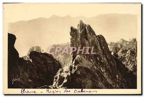 Cartes postales Piana Region des Calanche