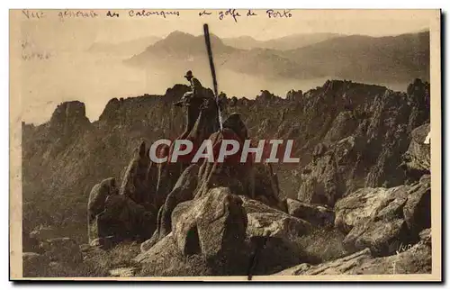 Cartes postales Piana Vue Generale Des Calanque Et Golfe De Porto