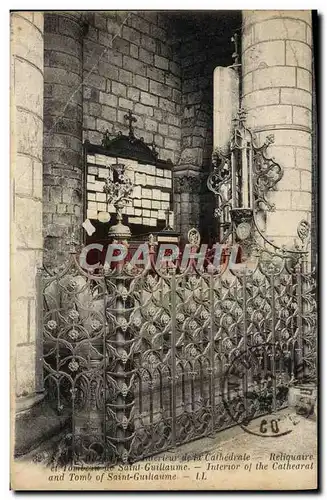 Cartes postales Saint Brieuc Interieur de la cathedrale Reliquaire
