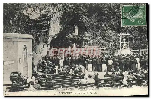 Cartes postales Lourdes Vue De La Grotte