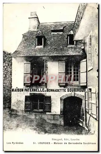 Cartes postales Lourdes Maison de Bernadette Soubirous