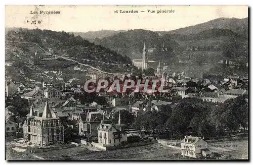 Cartes postales Lourdes Vue Generale