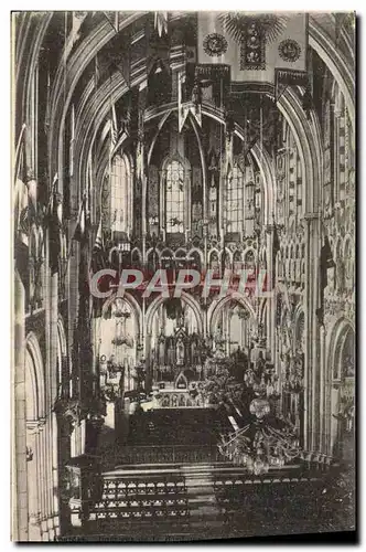 Cartes postales Lourdes Interieur de la basilique